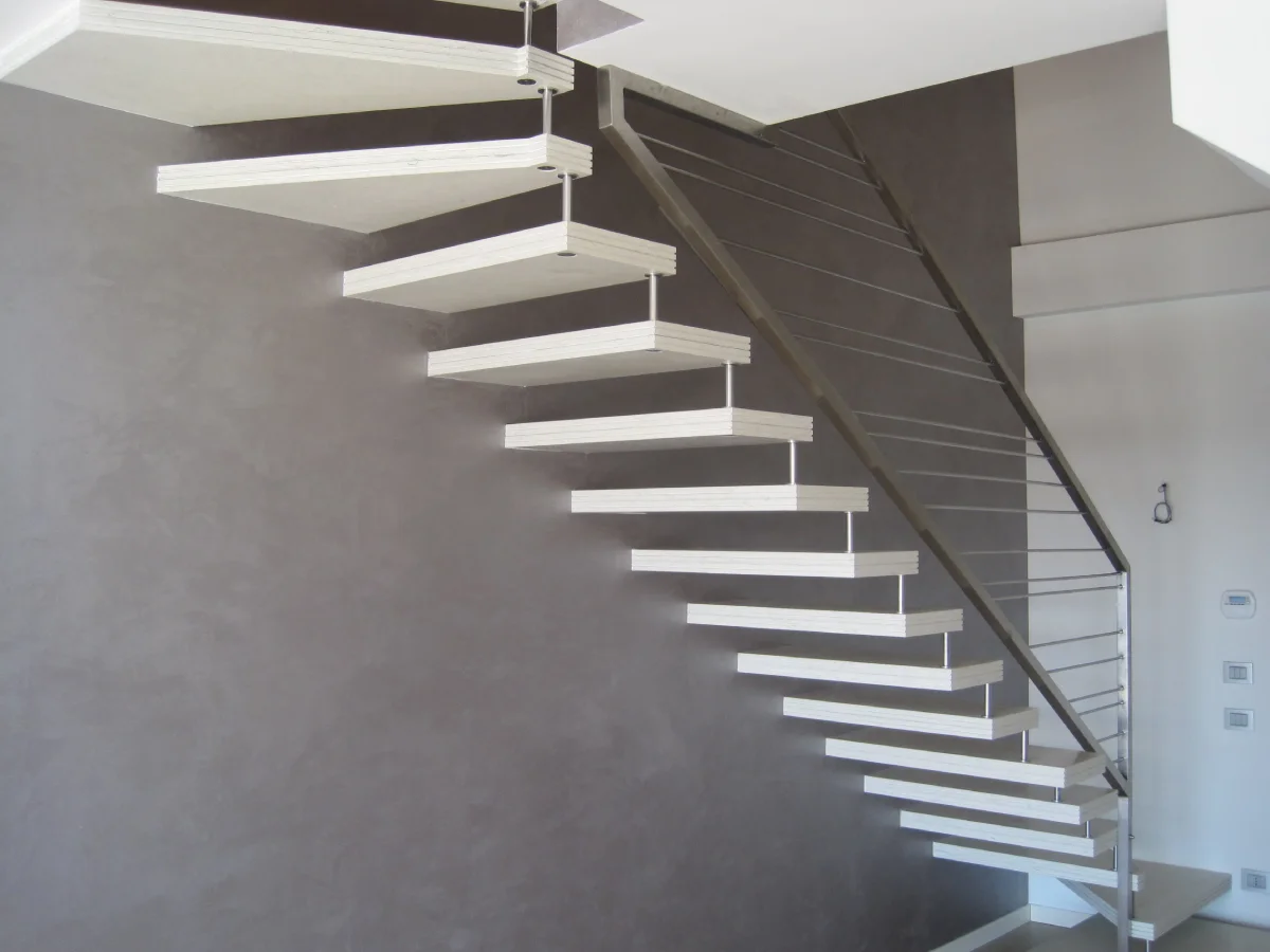 parete di casa in resina